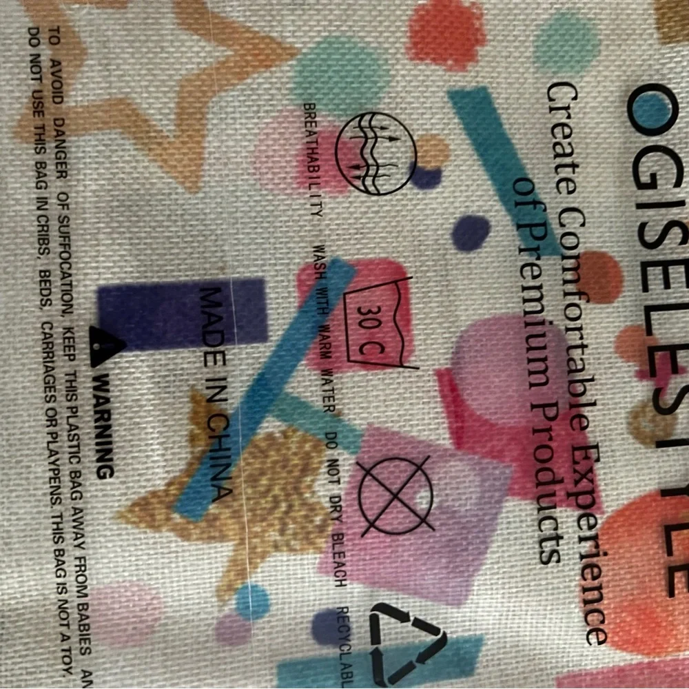Happy Birthday Burlap Flag -New in original package - Picture 6 of 7
